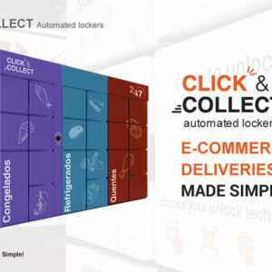 Click & Collect geautomatiseerde kluisjes E-commerce